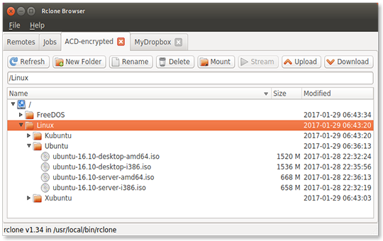 rclone-ubuntu